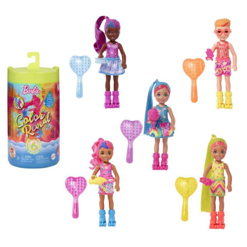 Picture of Barbie Chelsea Colour Reveal  Neon Tie-Dye Doll Series